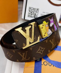 Belt LV Louis Vuitton Top Remakes-The waistband is made of 100% imported top layer cowhide, t2x9kbhb