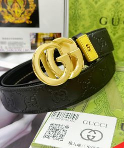 Belt Gucci Gucci automatic buckle-Belt replica Gucci The automatic belt series is made of 10 a4s5djk2