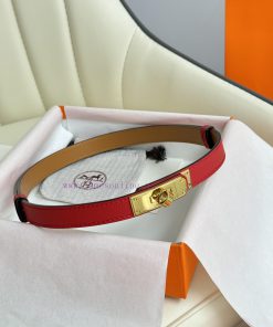 Hermes Women's BeltFull set of 1.8mm women's Kelly original imported leather K gold/platinum 5fi0rsik