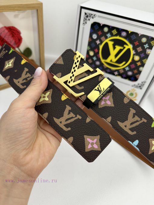LV... Louis VuittonMaterial: Leather Belt with 100% Head Layer. The leather belt is guarante 7q0zv1gv - Image 4