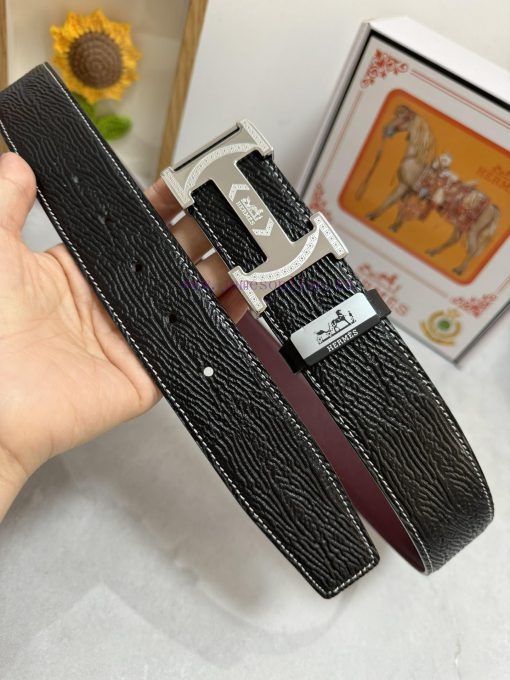 Hermes Hermès  Material: Leather Belt with 100% Head Layer. The leather belt is guaranteed t u0w61f63 - Image 7