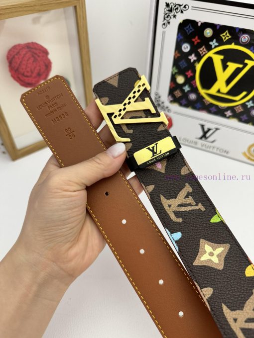 LV... Louis VuittonMaterial: Leather Belt with 100% Head Layer. The leather belt is guarante 7q0zv1gv - Image 9