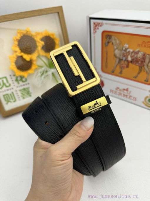 Hermes Hermès  Material: Leather Belt with 100% Head Layer. The leather belt is guaranteed t c4sdvxjb - Image 2