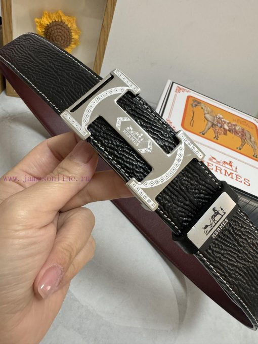 Hermes Hermès  Material: Leather Belt with 100% Head Layer. The leather belt is guaranteed t tpdw0u2c - Image 7