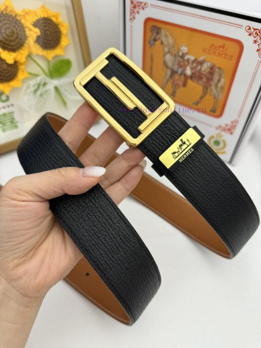 Hermes Hermès  Material: Leather Belt with 100% Head Layer. The leather belt is guaranteed t c4sdvxjb - Image 5