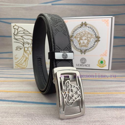 Versace automatic beltMaterial: Leather Belt with 100% Head Layer. The leather belt is guara 68te02zc - Image 2