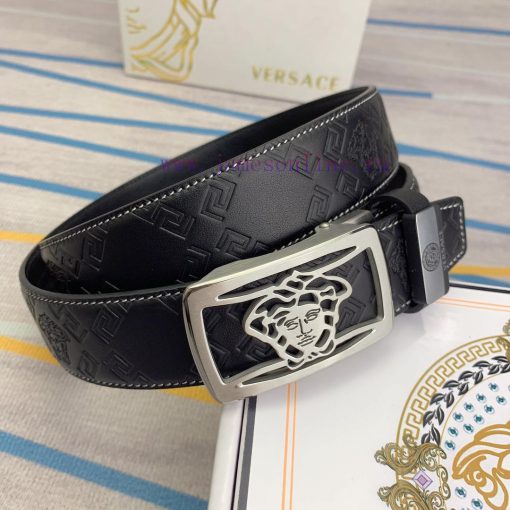 Versace automatic beltMaterial: Leather Belt with 100% Head Layer. The leather belt is guara 68te02zc - Image 4