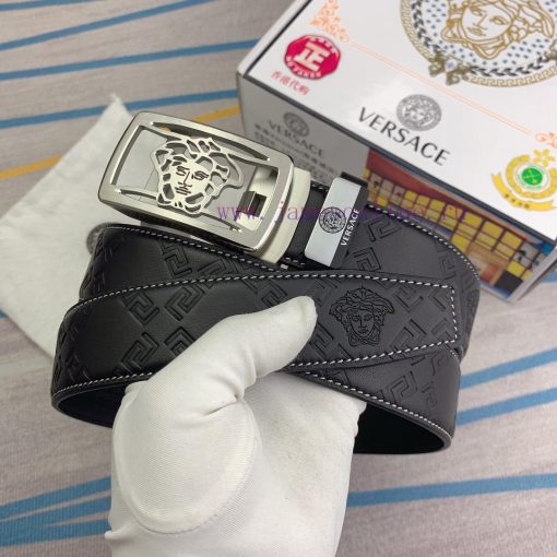Versace automatic beltMaterial: Leather Belt with 100% Head Layer. The leather belt is guara 68te02zc - Image 6