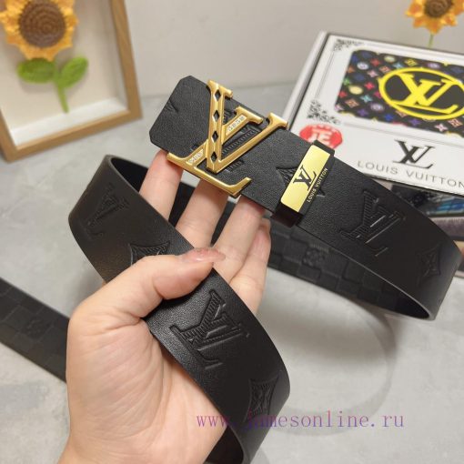 LV... Louis VuittonMaterial: Leather Belt with 100% Head Layer. The leather belt is guarante v9yg646f - Image 6