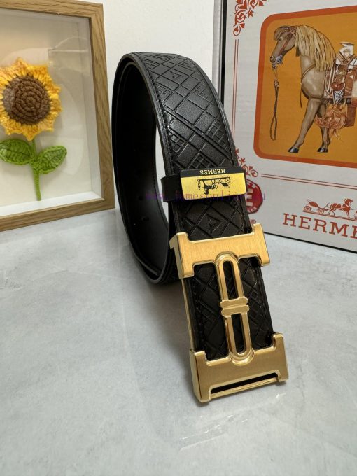 Hermes Hermès  Material: Leather Belt with 100% Head Layer. The leather belt is guaranteed t evnr44t9 - Image 2
