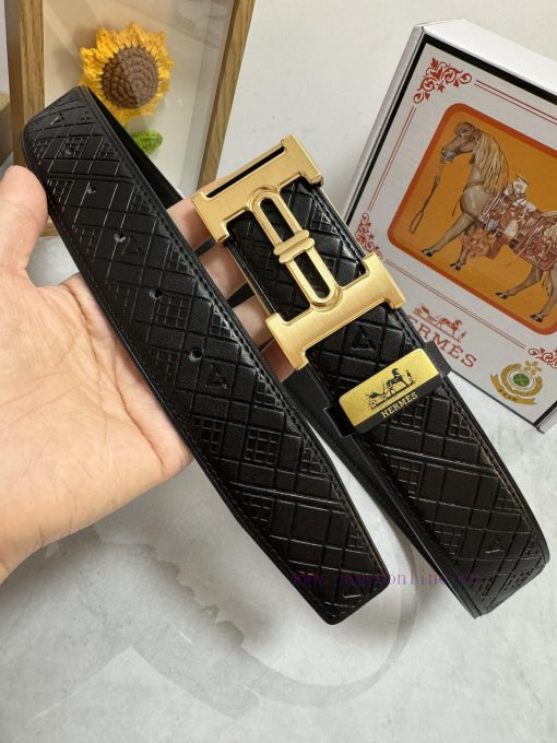 Hermes Hermès  Material: Leather Belt with 100% Head Layer. The leather belt is guaranteed t evnr44t9 - Image 3