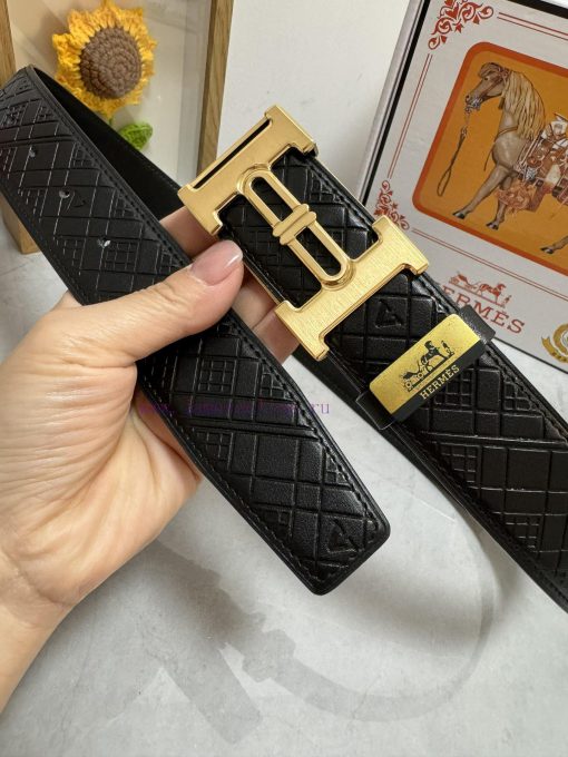 Hermes Hermès  Material: Leather Belt with 100% Head Layer. The leather belt is guaranteed t evnr44t9 - Image 4