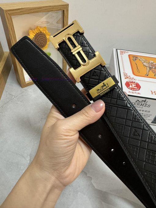 Hermes Hermès  Material: Leather Belt with 100% Head Layer. The leather belt is guaranteed t evnr44t9 - Image 9
