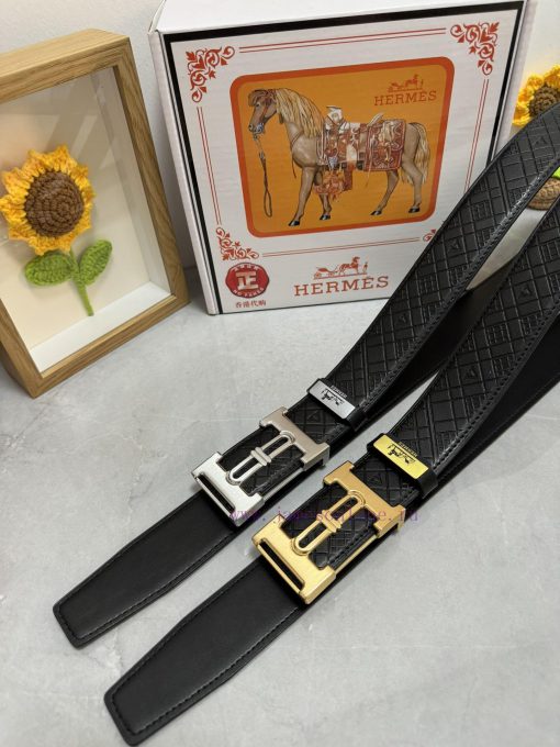 Hermes Hermès  Material: Leather Belt with 100% Head Layer. The leather belt is guaranteed t evnr44t9 - Image 10