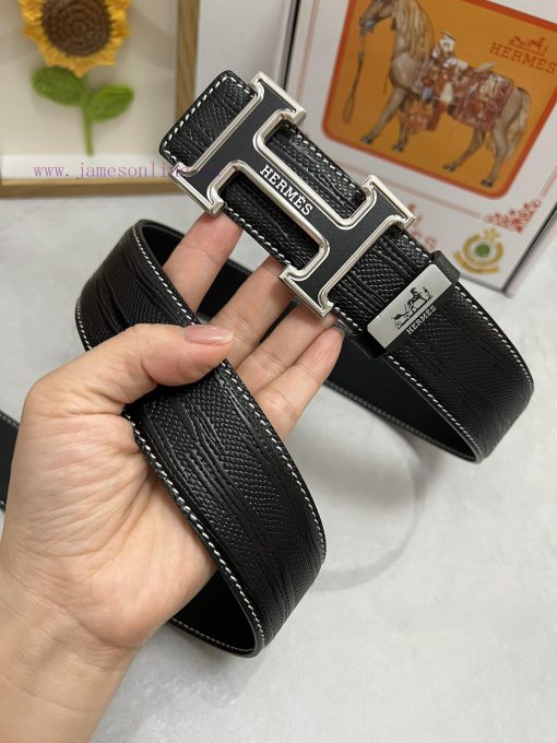 Hermes Hermès  Material: Leather Belt with 100% Head Layer. The leather belt is guaranteed t kgwaskgx - Image 5