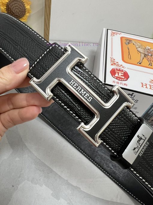 Hermes Hermès  Material: Leather Belt with 100% Head Layer. The leather belt is guaranteed t kgwaskgx - Image 7