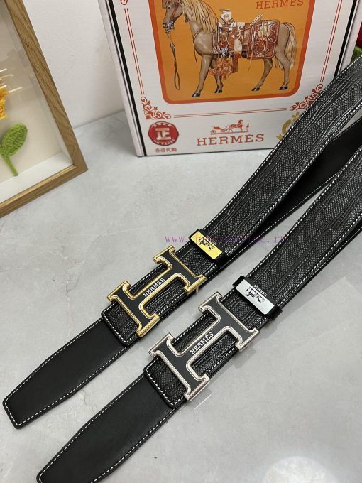 Hermes Hermès  Material: Leather Belt with 100% Head Layer. The leather belt is guaranteed t kgwaskgx - Image 10