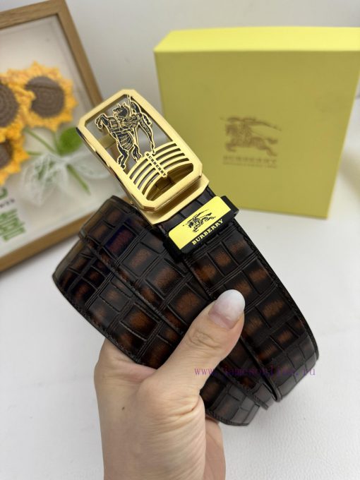 Burberry automatic beltMaterial: Leather Belt with 100% Head Layer. The leather belt is guar mltboykv - Image 3