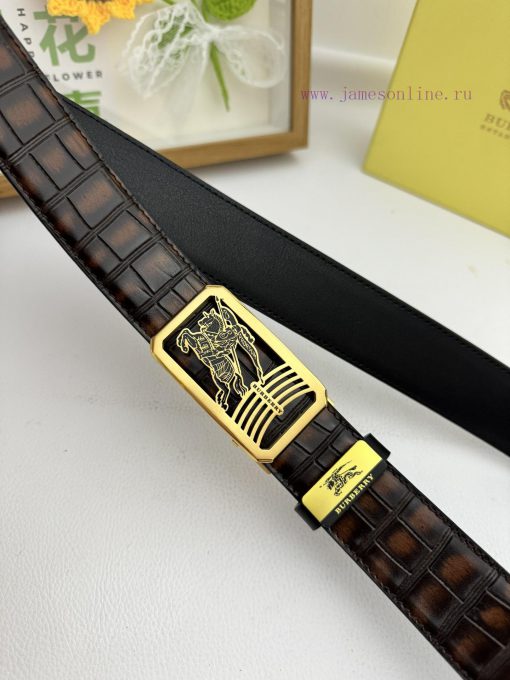 Burberry automatic beltMaterial: Leather Belt with 100% Head Layer. The leather belt is guar mltboykv - Image 7
