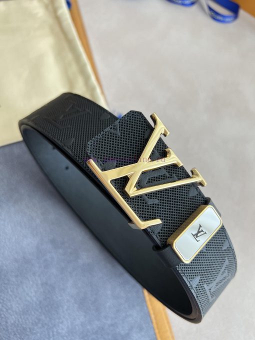 LV... Louis Vuitton Belt and BeltsBuckle, classic pure steel material buckle, top layer cowh bavja7og - Image 3