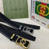 Gucci. Gucci  Material: Leather Belt with 100% Head Layer. The leather belt is guaranteed to seq3prhr