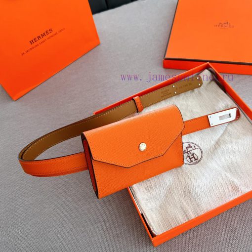 Hermes HermesSynchronized women's Kelly belt can be used as a skirt belt or a belt with a wi v5drp10v - Image 9