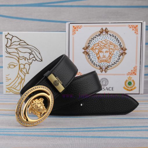 Belt belt Versace cowhide beltMen's belt material: 100% head layer cowhide belt, guaranteed wbttt7jw - Image 2