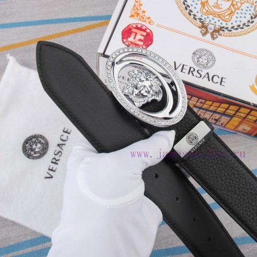 Belt belt Versace cowhide beltMen's belt material: 100% head layer cowhide belt, guaranteed 1esi56li - Image 10