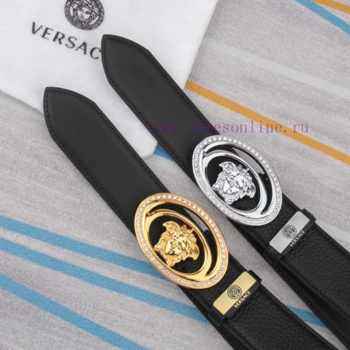 Belt belt Versace cowhide beltMen's belt material: 100% head layer cowhide belt, guaranteed jwnpvwrb - Image 10
