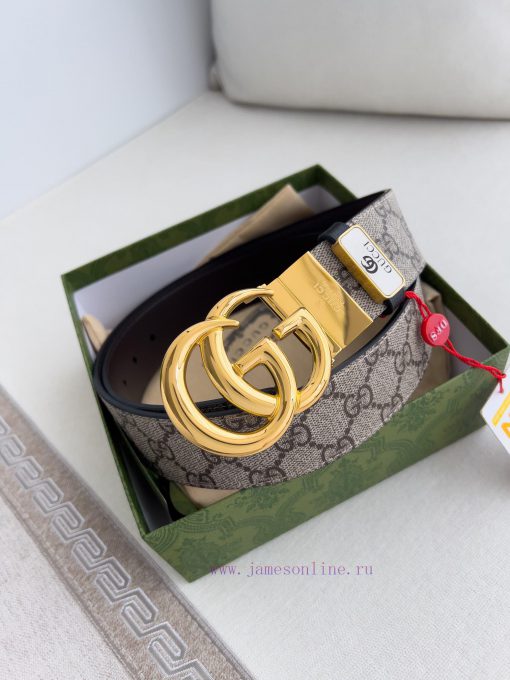 Gucci Gucci Belt ️ BeltHanging buckle, pure copper material buckle head, top layer cowhide, h9or109u