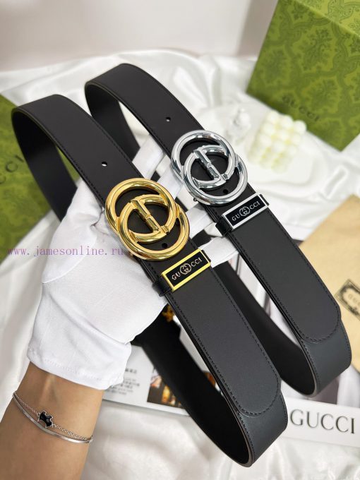 Belt Gucci Gucci️The waistband is made of 100% cowhide, ensuring genuine leather. The 24k pu 608gv0q3 - Image 9