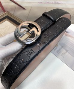 Gucci men's belt comes with a full set of gift box with embossed cowhide on the top layer an zl1bsohq