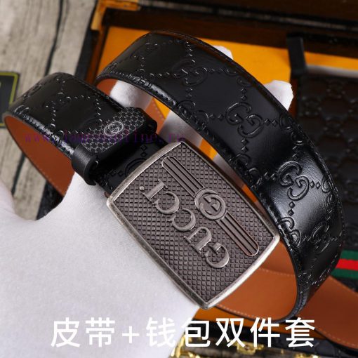 Gucci. Gucci two-piece setWooden box, belt+wallet, two-piece setGrade: Italian imported 100% t5zgo0xi - Image 5