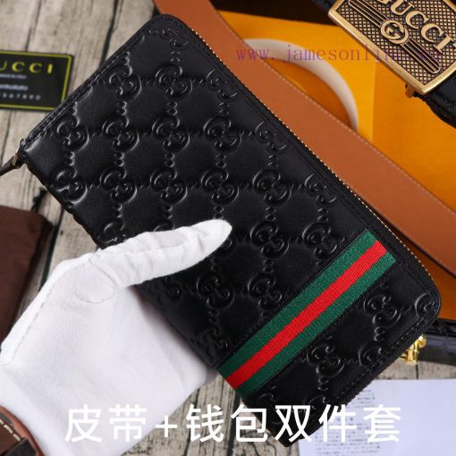 Gucci. Gucci two-piece setWooden box, belt+wallet, two-piece setGrade: Italian imported 100% vdx4xlp5 - Image 7