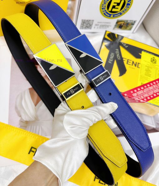 Belt FENDI Fendi replicaThe waistband is made of 100% imported top layer cowhide, ensuring t r416kycr - Image 10