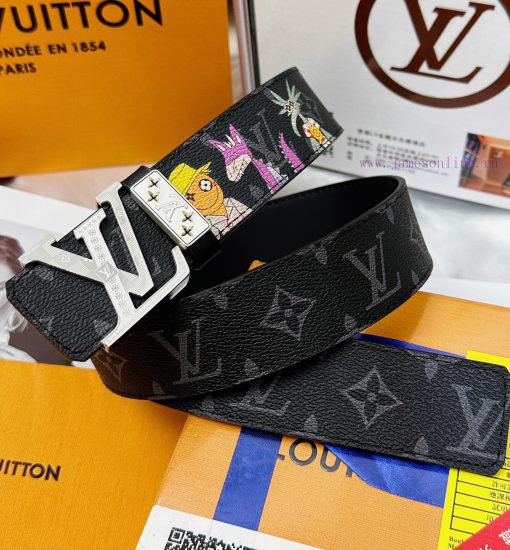 Belt LV Louis Vuitton Top Remakes-The waistband is made of 100% imported top layer cowhide, lqjv7hu9 - Image 5