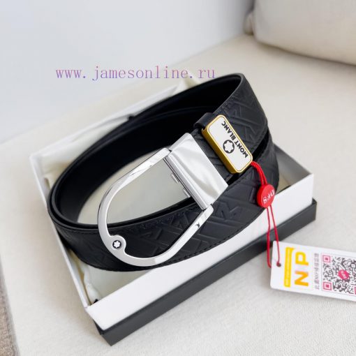 Montblanc Montblanc ️ Belt and beltBuckle, new original classic boutique buckle, photographe azl5c1gd - Image 2