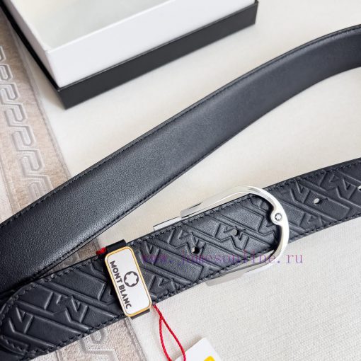 Montblanc Montblanc ️ Belt and beltBuckle, new original classic boutique buckle, photographe azl5c1gd - Image 5
