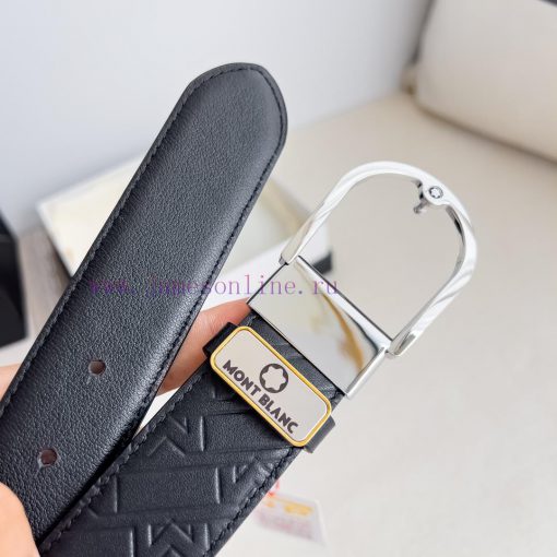 Montblanc Montblanc ️ Belt and beltBuckle, new original classic boutique buckle, photographe azl5c1gd - Image 7
