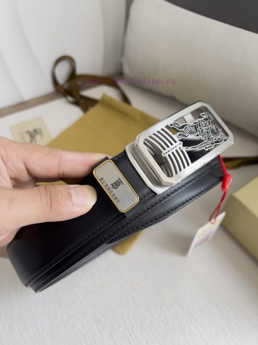 Burberry Burberry Belt ️ Automatic BeltAutomatic buckle, made of pure steel material, automa 7kyf4z0z - Image 4