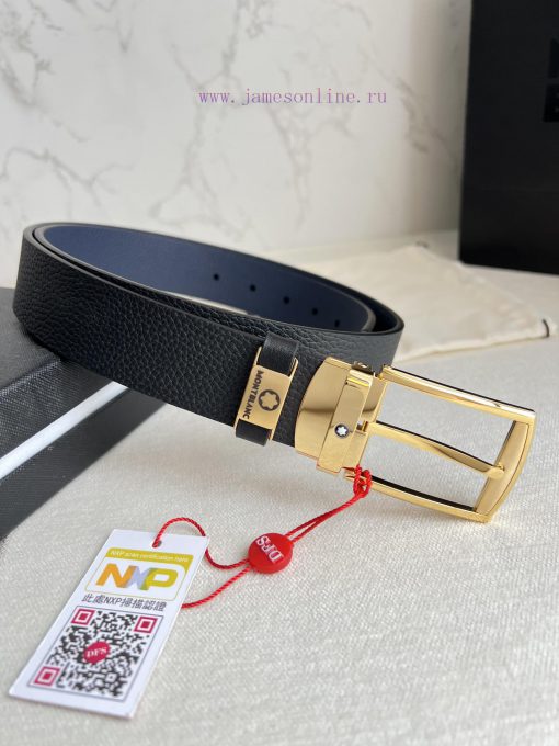 Montblanc Montblanc ️ Belt and beltNeedle buckle, new original classic boutique needle buckl 1k0npe1i - Image 2