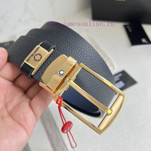 Montblanc Montblanc ️ Belt and beltNeedle buckle, new original classic boutique needle buckl 1k0npe1i - Image 3