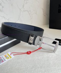 Montblanc Montblanc ️ Belt and beltNeedle buckle, new original classic boutique needle buckl drznzajt
