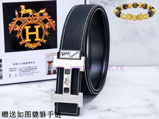 Belts from Herm è s Her...The waistband is made of 100% cowhide, ensuring that the genuine l sjdx67hq - Image 2