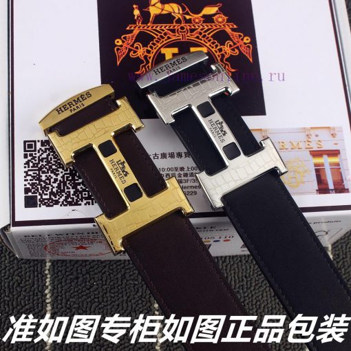Belt Hermes Her...mes️The waistband is made of 100% cowhide, ensuring genuine leather. The 2 ltammteq - Image 9