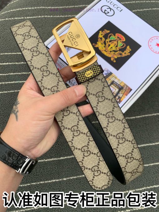 Belt Gucci Gucci automatic buckleThe waistband is made of 100% cowhide, ensuring the same qu sqfof8w4 - Image 6