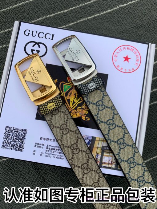 Belt Gucci Gucci automatic buckleThe waistband is made of 100% cowhide, ensuring the same qu sqfof8w4 - Image 9