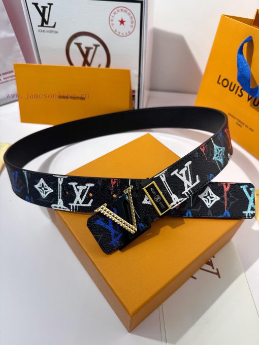 LV... Louis Vuitton beltMaterial cowhide belt, 100% top layer cowhide belt ensures genuine l snp1n7p6 - Image 4