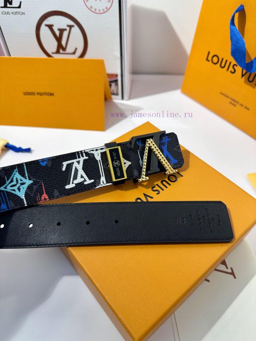 LV... Louis Vuitton beltMaterial cowhide belt, 100% top layer cowhide belt ensures genuine l snp1n7p6 - Image 9