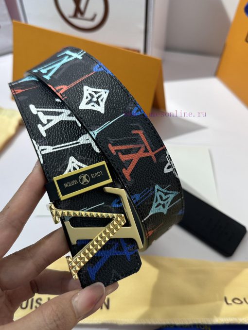 LV... Louis Vuitton beltMaterial cowhide belt, 100% top layer cowhide belt ensures genuine l 91glcw8v - Image 8